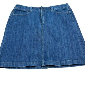 Eddie Bauer Jean Skirt Medium Wash - Size 12